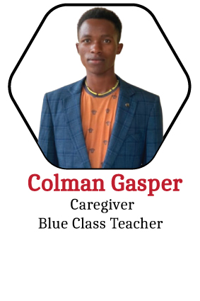 Colman Gasper, Caregiver and Blue Class Teacher