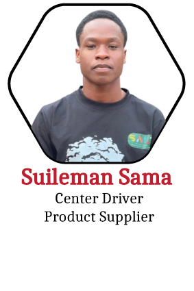 Suileman Sama, Center Driver and Product Supplier